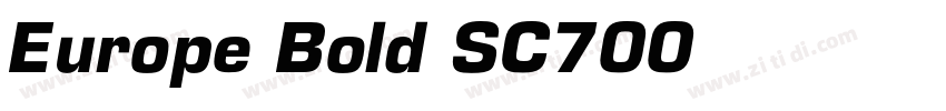 Europe Bold SC700字体转换